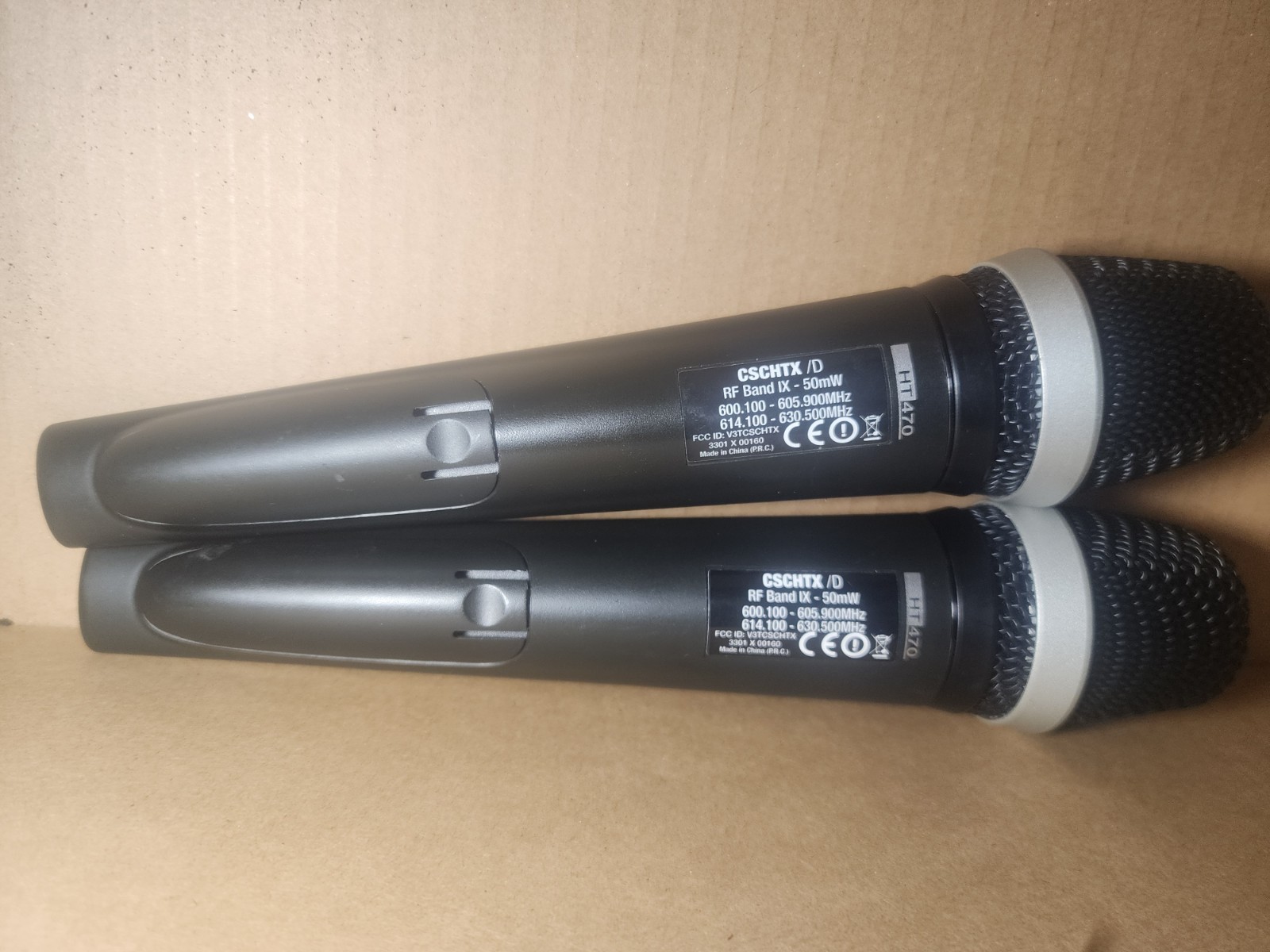 LOT OF 2 AKG HT470 CSCHTX/D RF Band IX-50mw 600.100-605.900MHz