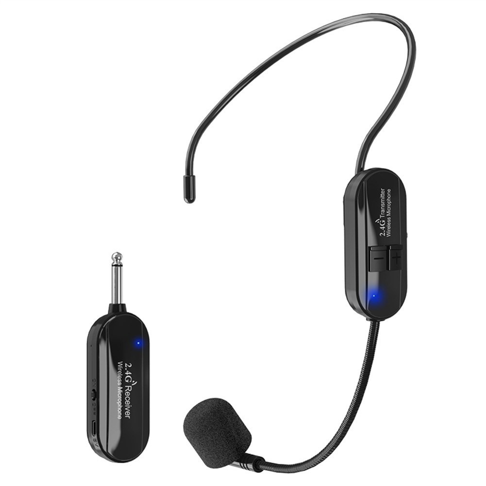 Wireless Microphone Headset System with 160FT Range and Clear Sound Quality