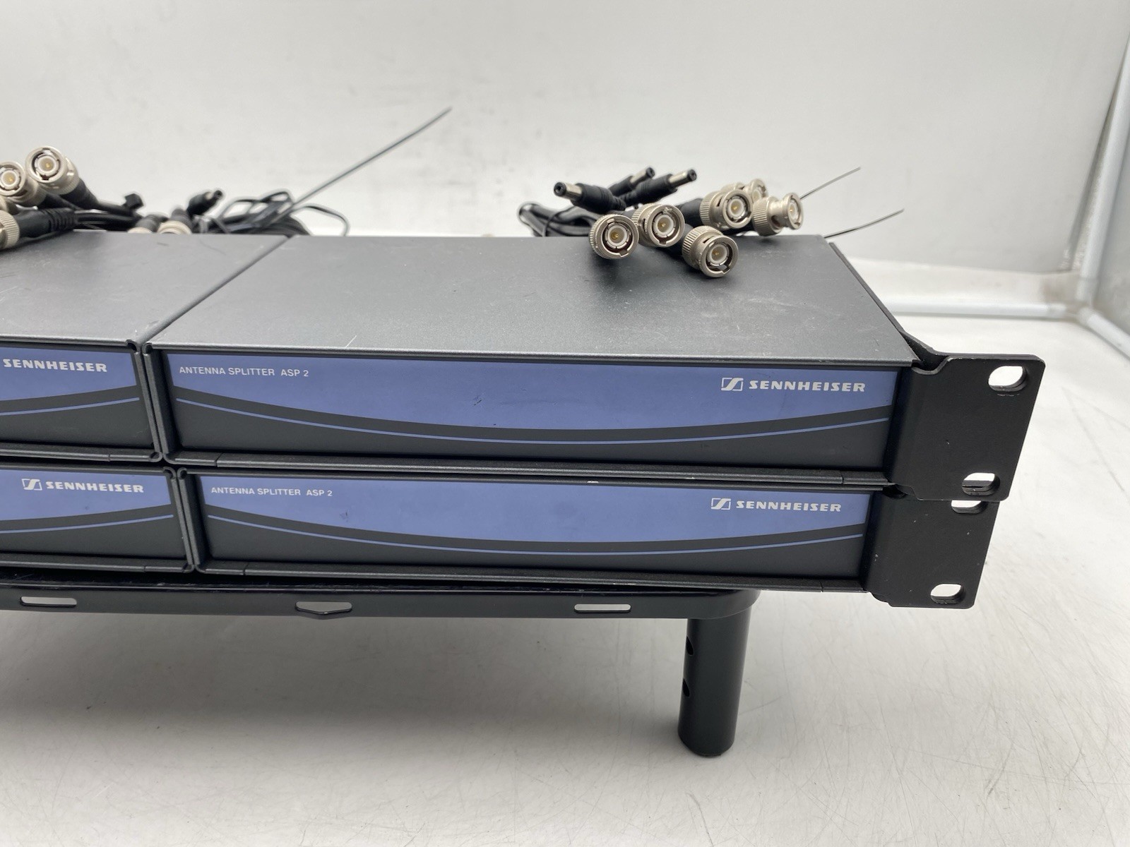 Lot of 4 Sennheiser ASP-2 Antenna Splitter & Power Distributor No Power Adapters