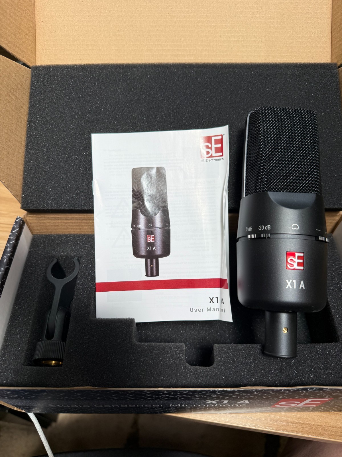 sE Electronics X1 A Studio Condenser Microphone kit only