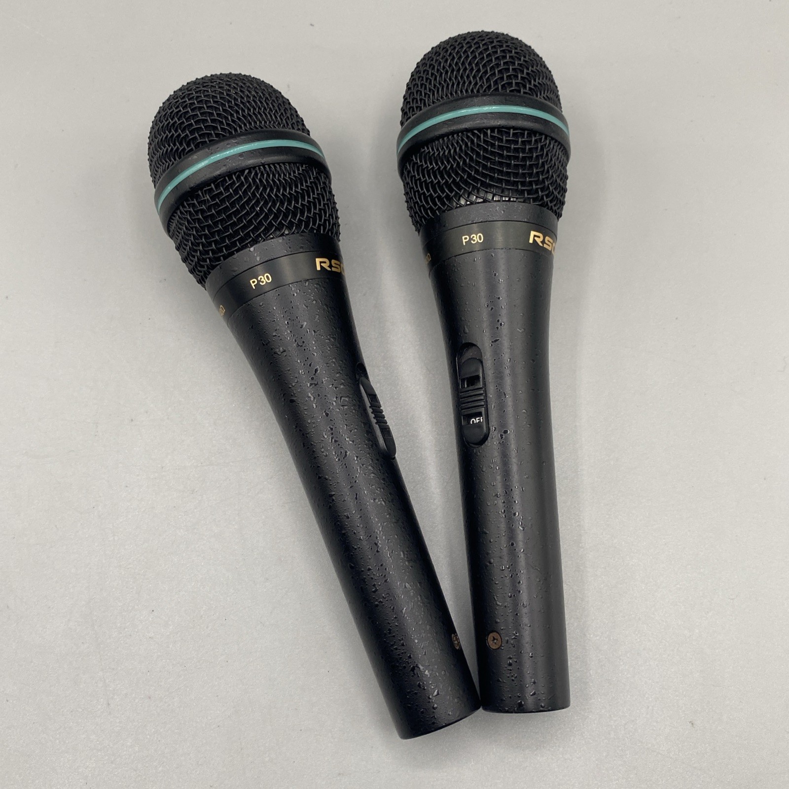RSQ P30 Wired Microphone IMP 340 Dynamic black mic lot of 2