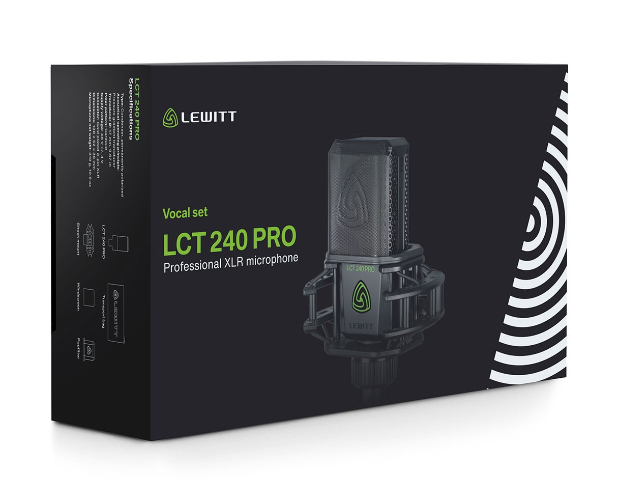 Lewitt LCT 240 PRO Condenser Microphone Vocal Set