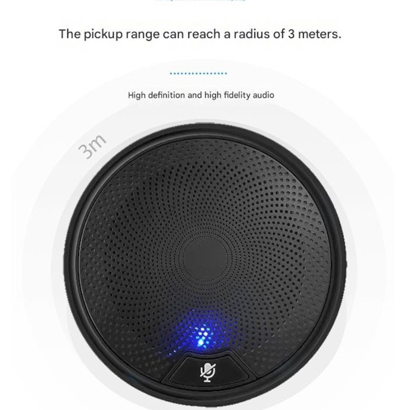 Universal USB Microphone For Laptop And Desktop Computer Meetings