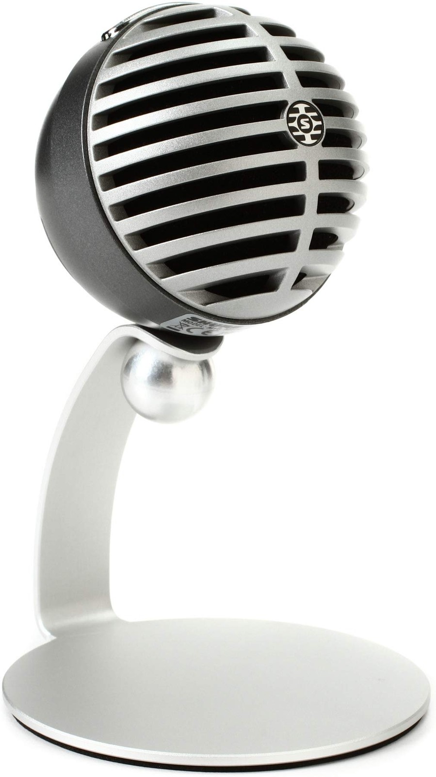 Shure MV5 Digital Condenser Microphone, Silver