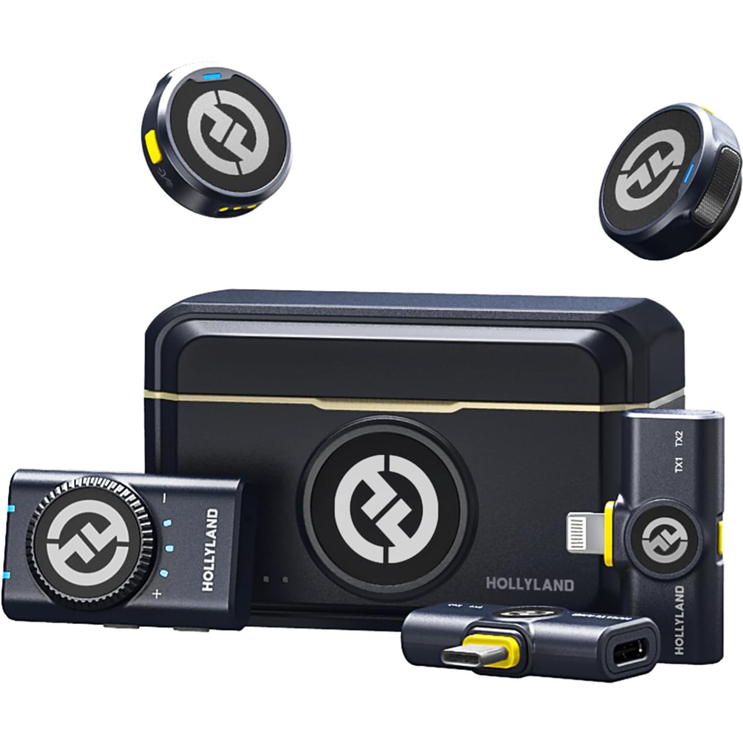 Lark M2 Wireless Microphone with 300m Range, Noise Cancelling, & Charging Case