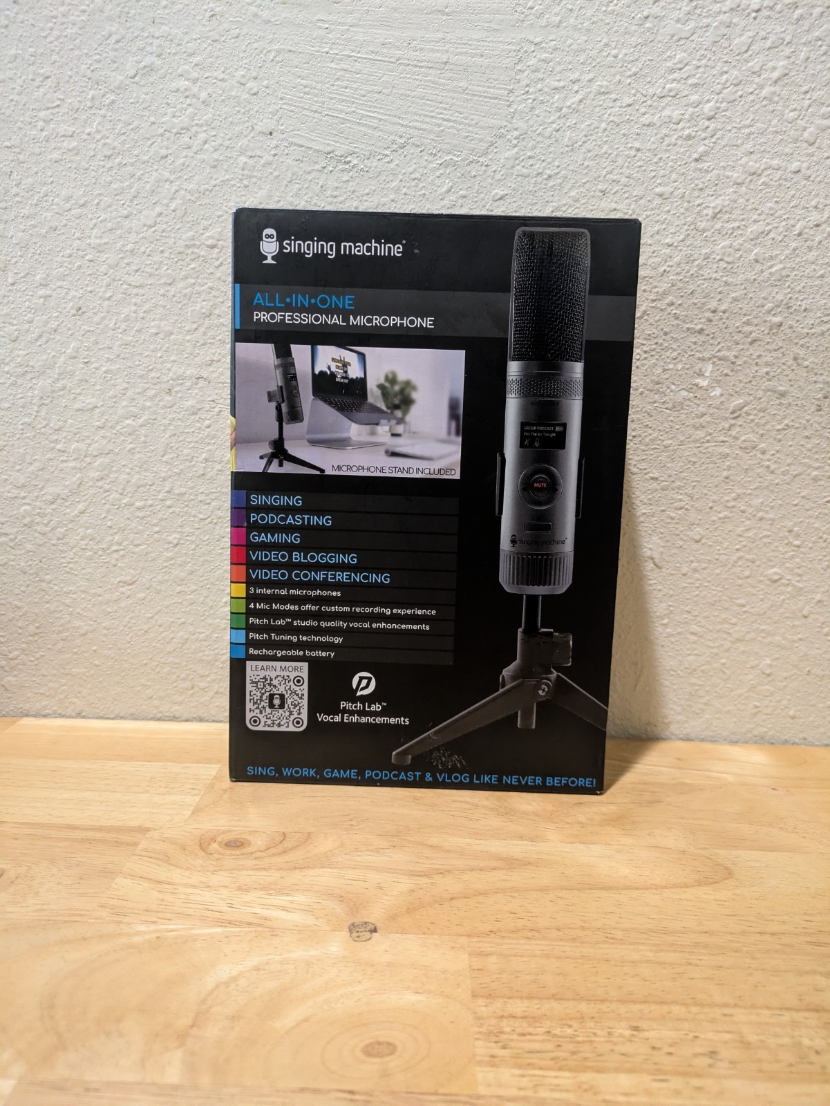 The Singing Machine All-In-One Professional Microphone SMM2097 – Black
