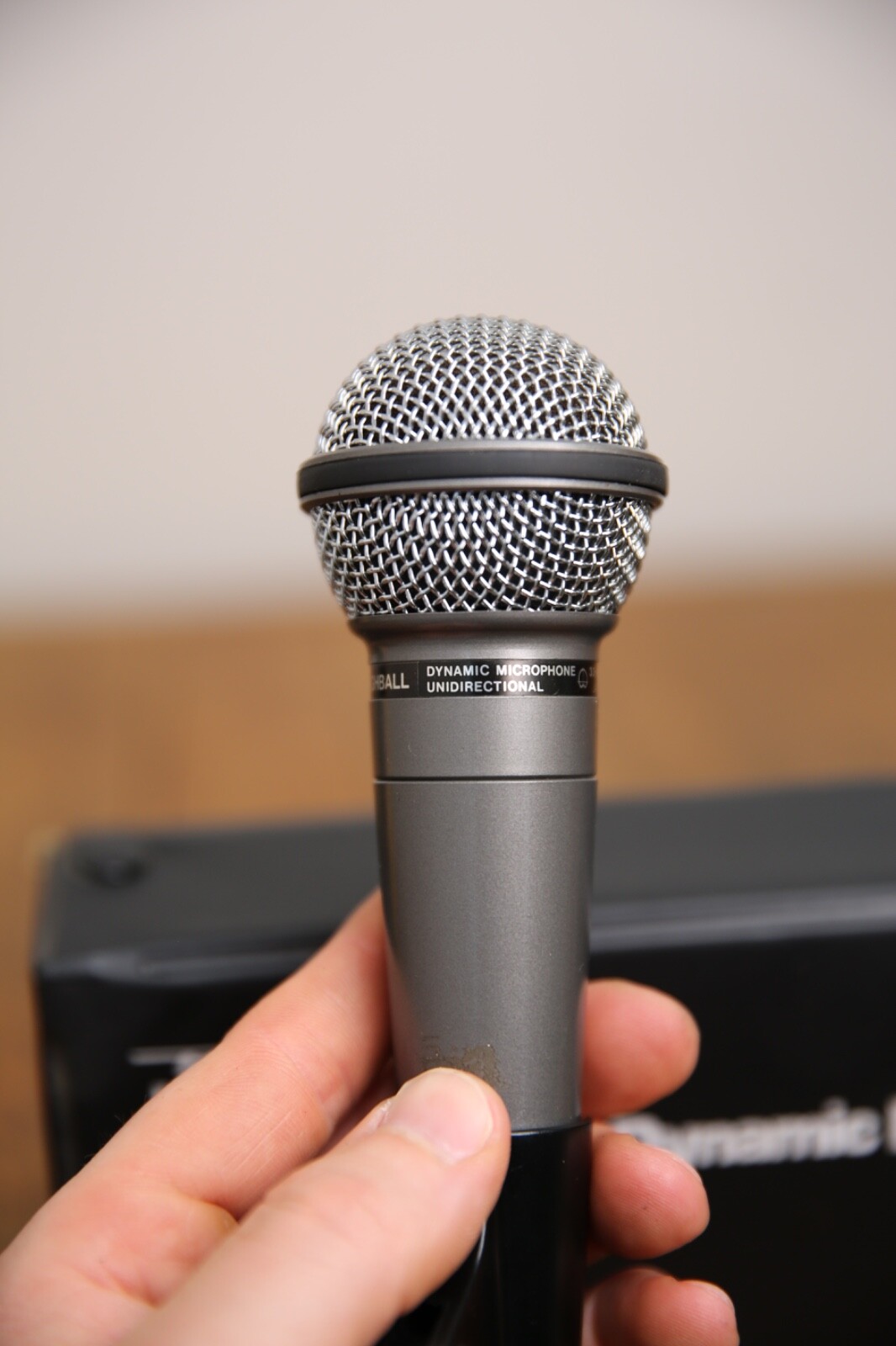 Vintage Realistic Highball Dynamic Microphone Recording Mic w/ Box Case WORKS