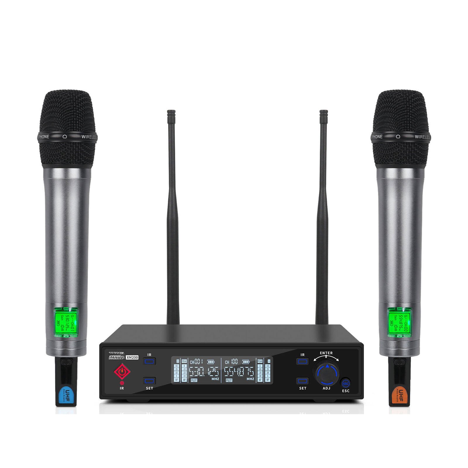 XM200 130 Meter Professional Singing Wireless Dynamic Microphone For Church