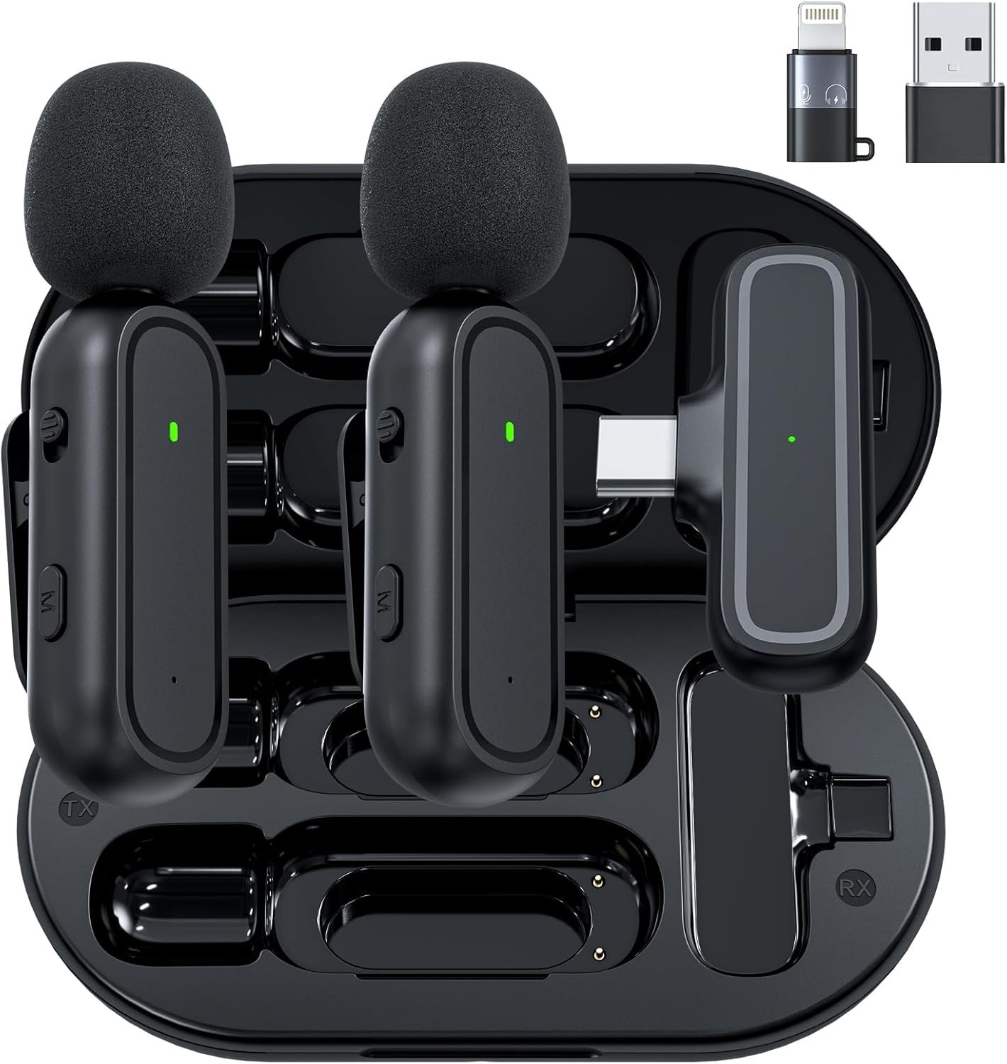 Microfono Inalambrico Lavalier para Apple iPhone De Solapa Entrevistas Plug&Play