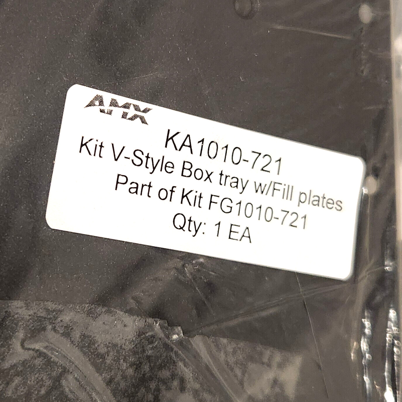 AMX FG1010-721 AVB-VSTYLE-RMK-FILL-1U V-Style Module Tray w Fill Plates Kit 1RU