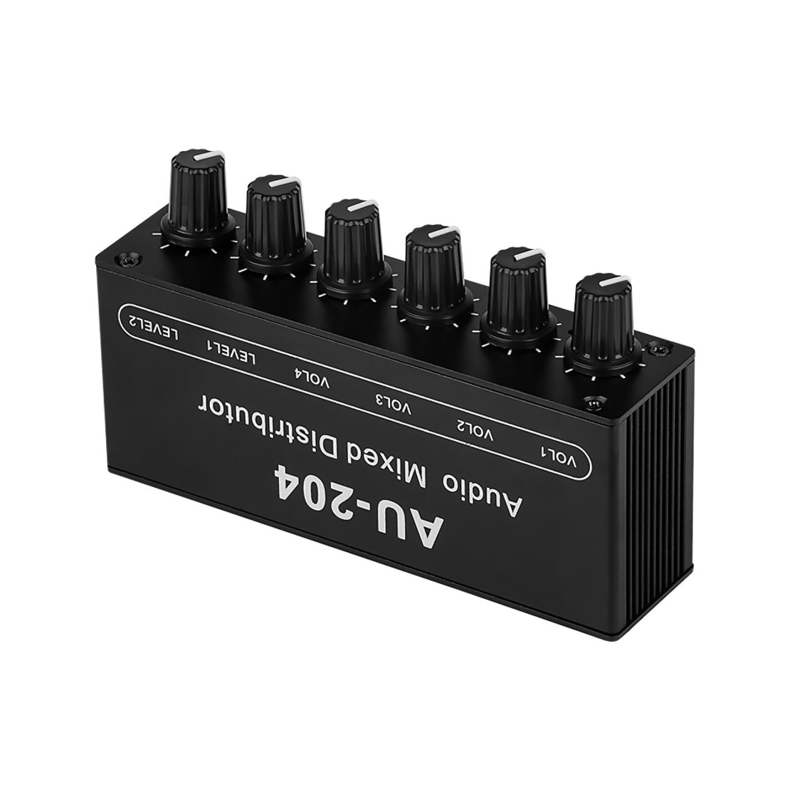 DC 5-15V 3.5mm 2-Way 4-Way Input 1-Way Output Stereo Audio Signal Mixer Board