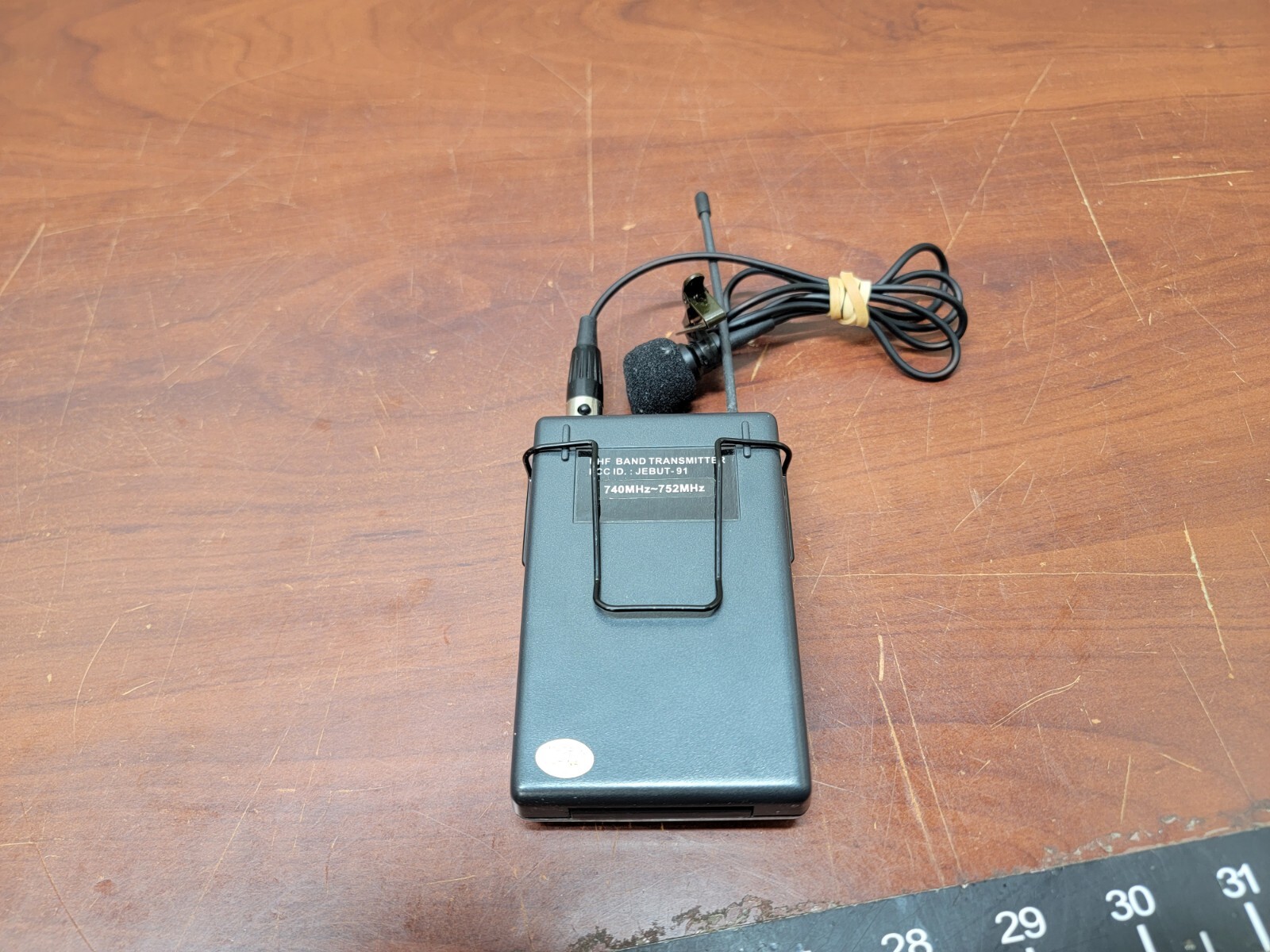 Speco/CSI MWLP-UHF wireless lapel Microphone use with MWR100UHF/MWR200UHF NOS