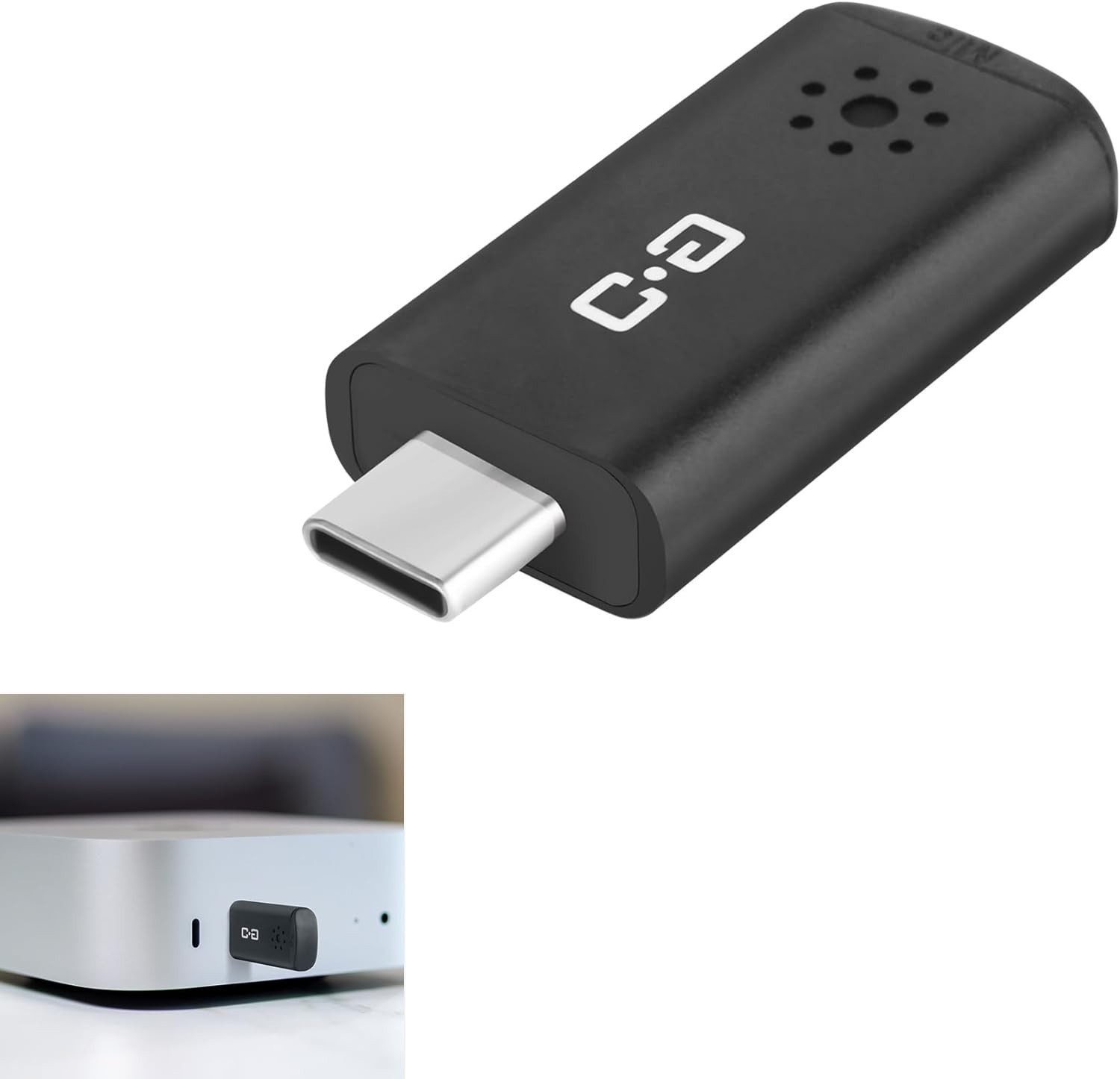 USB-C Mini Microphone for MacBook & Mac Mini – Clear Audio, Plug & Play