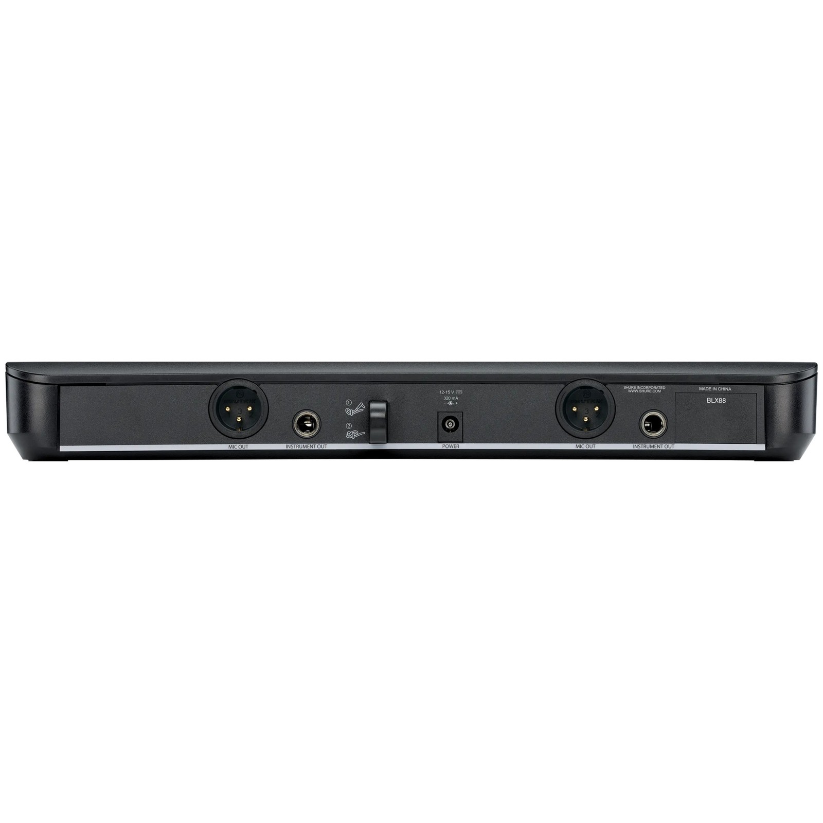 Shure BLX1288/PGA31 Handheld/Headset Wireless Microphone System, H11 Band