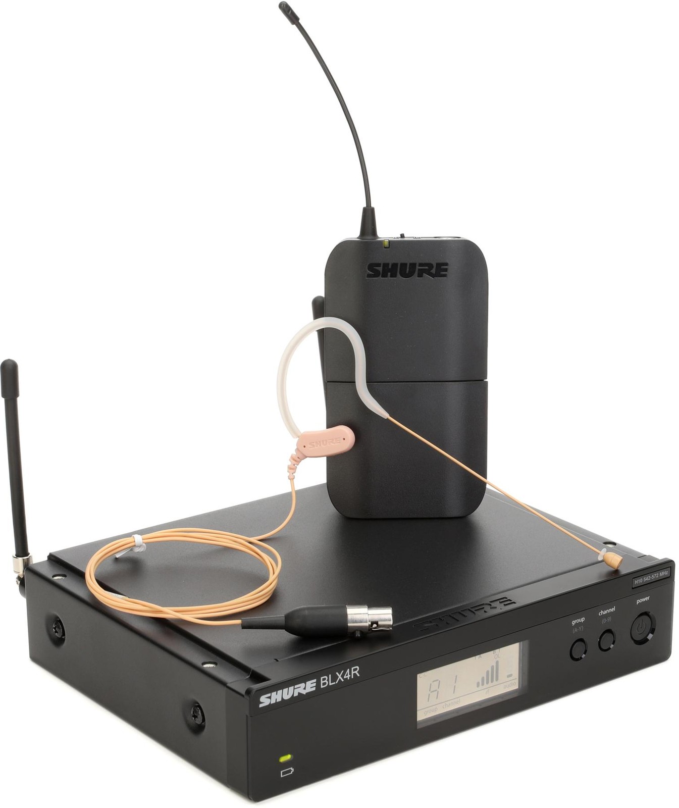 Shure BLX14R/MX53 Wireless Headworn Microphone System – H10 Band
