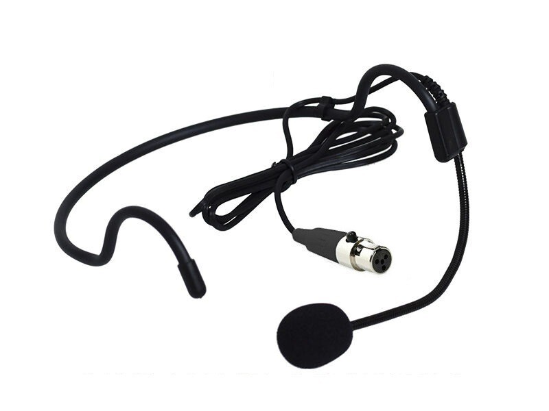 Headset mic for Shure QLXD14/SM35 Wireless Cardioid Performance Headset Black