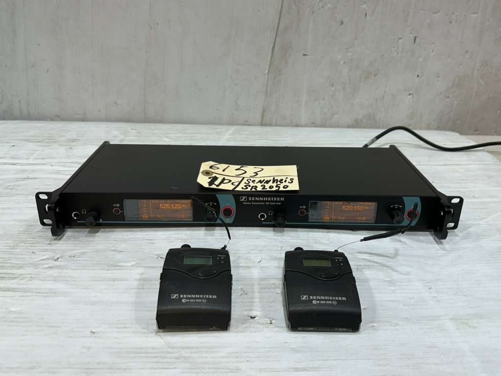 Sennheiser SR 2050XP IEM Freq-AW 516-558Mhz Transmitter W/2 Receiver (One) THS