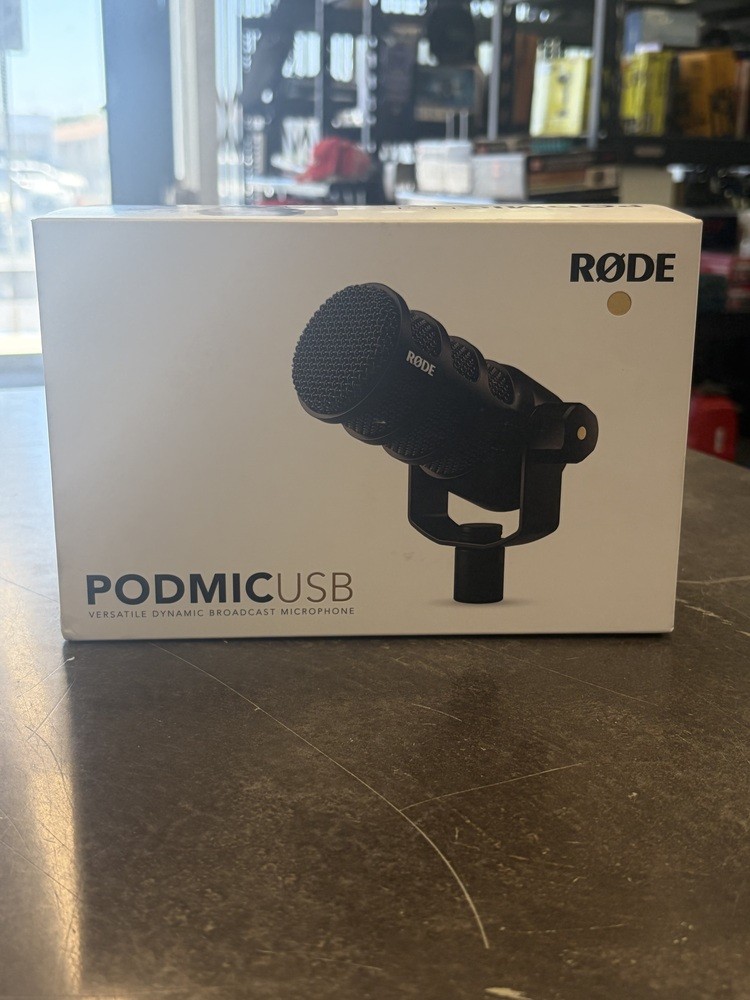 BRAND NEW RØDE PODMIC USB VERSATILE DYNAMIC BROADCAST MICROPHONE WITH XLR