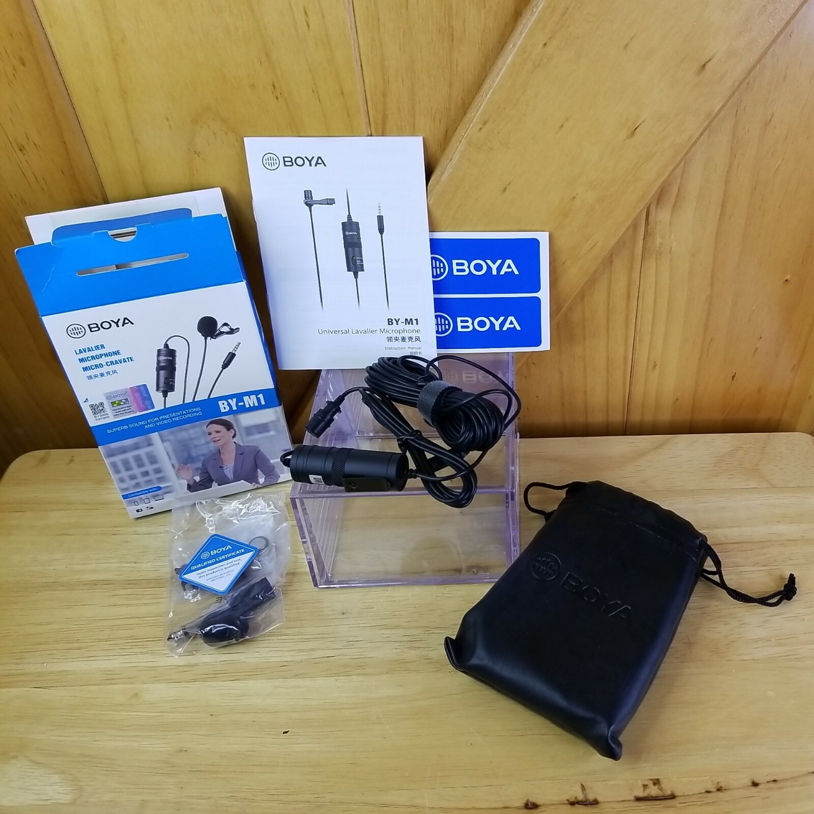 BOYA BY-M1 Lavalier Microphone for Smart Phone DSLR PC Cameras Original