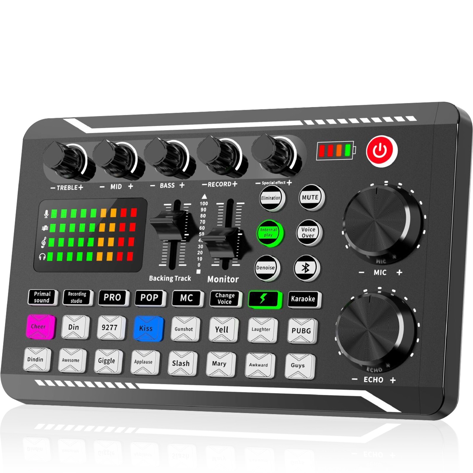 DJ Audio Usb External Sound Card Microphone Personal Entertainment Headset Live