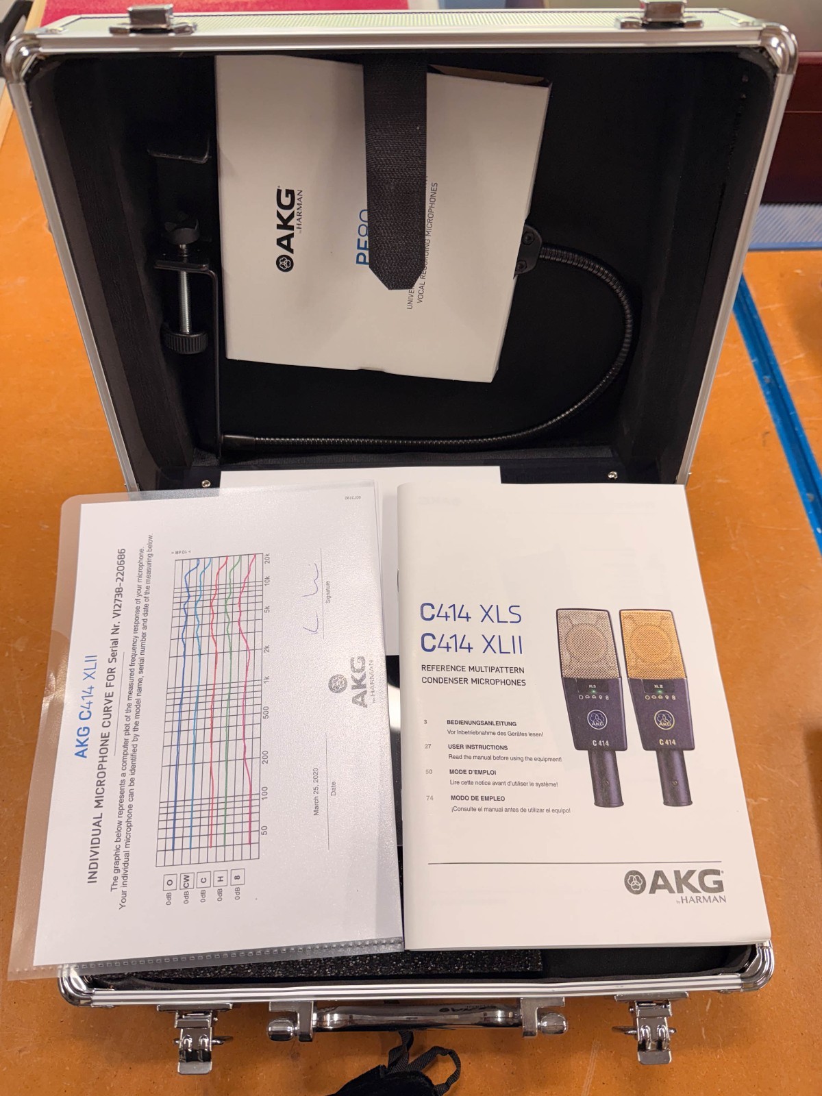 AKG C414 XLII Reference Multi Pattern Condenser Microphone