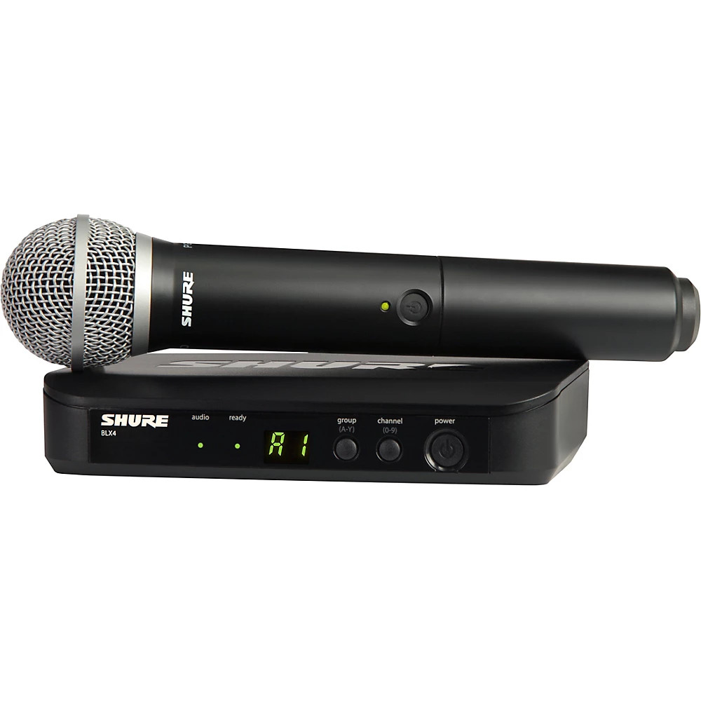 Shure BLX24 Handheld Wireless System With PG58 Capsule Band H11