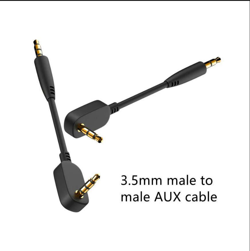 Unidirectional Mic Addon–3.5mm Audio Cable 3-pole 4-pole
