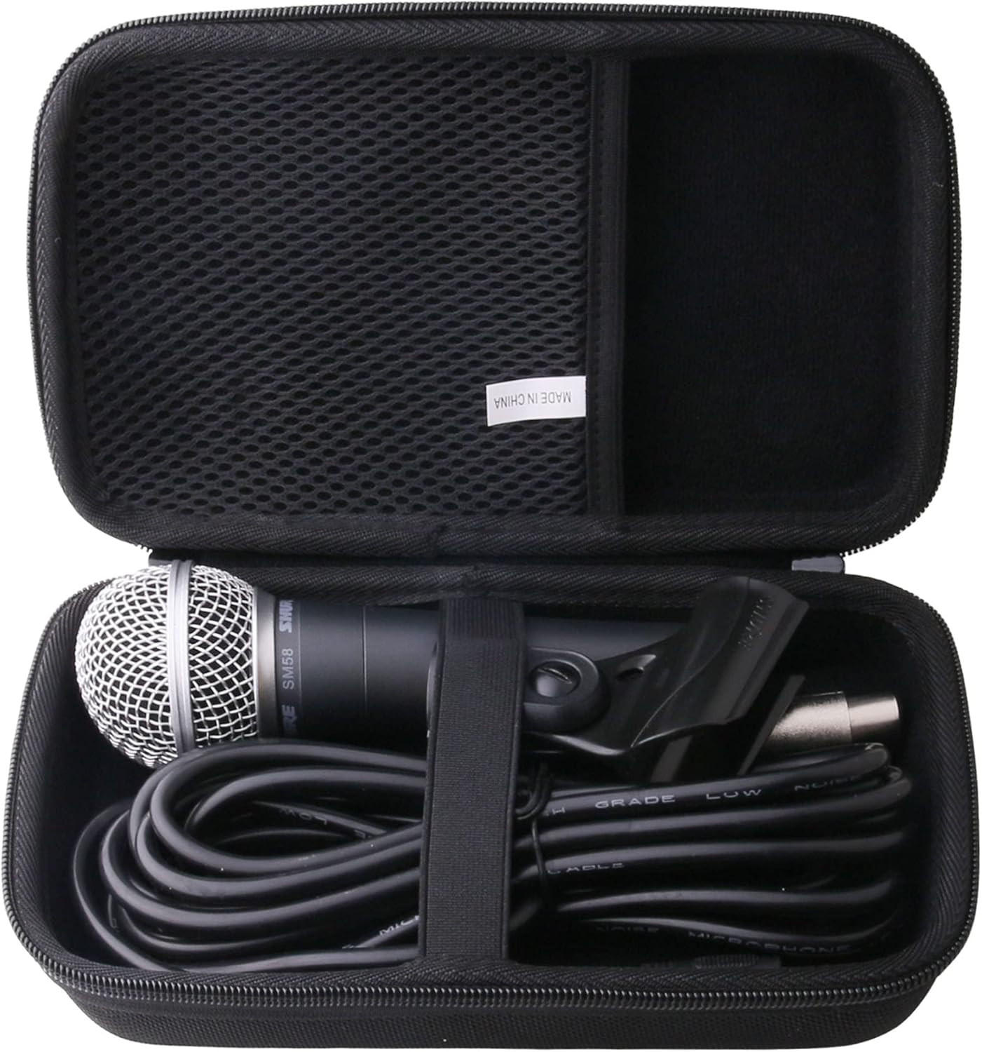Hard EVA Carrying Case Compatible with Shure SM58-CN/PGA58 Cardioid Dynamic Voca