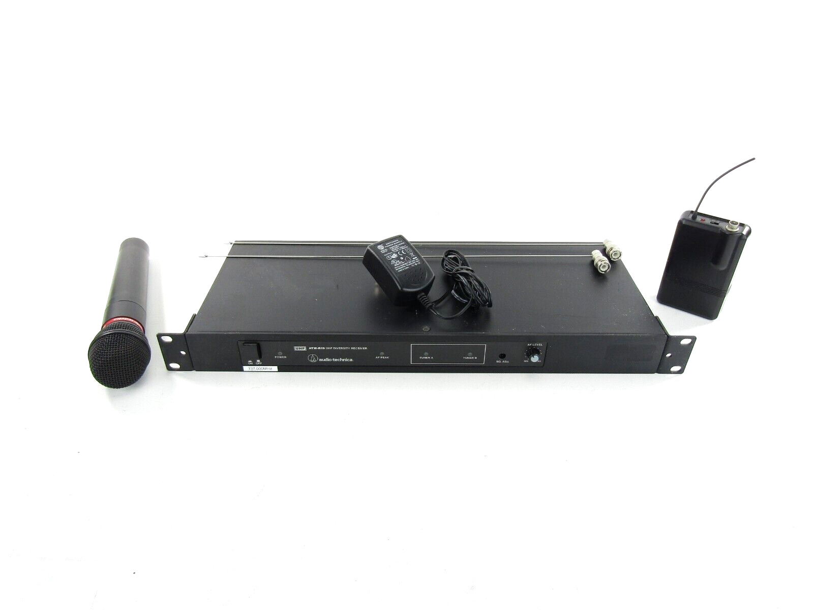 Audio-Technica ATW-R19 UHF Wireless Receiver w/ ATW-T52 Mic & ATW-T51 Bodypack