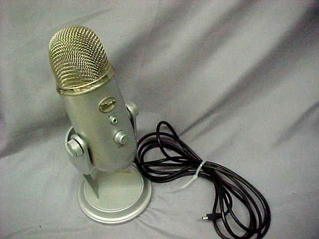 Blue USB Microphone w Stand USB cord Included free ship