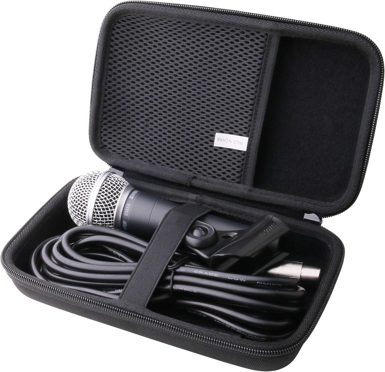 Hard EVA Carrying Case Compatible with Shure SM58-CN/PGA58 Cardioid Dynamic Voca