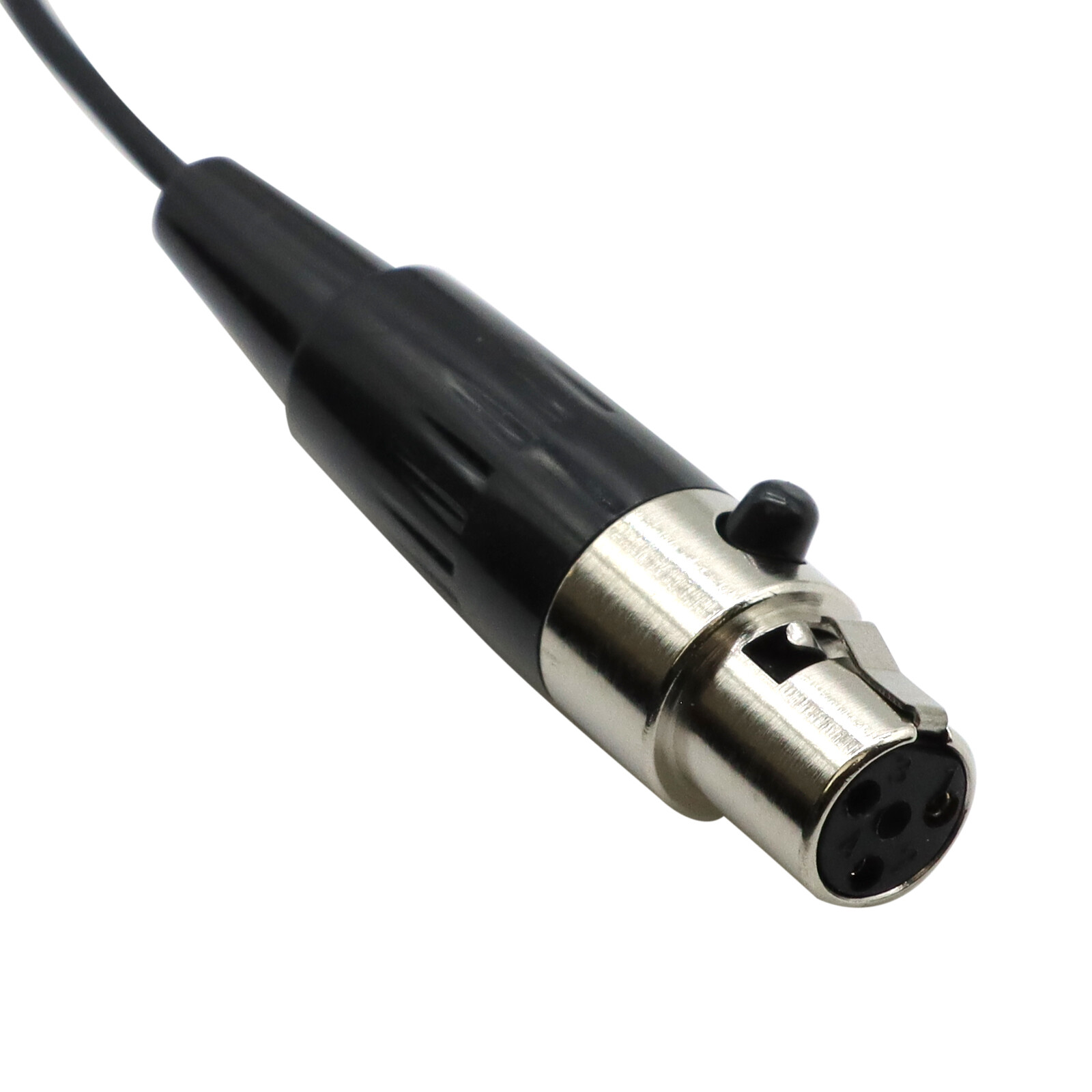 Headset Microphone For Shure Bodypack Transmitter TA4F 4pin Mini XLR Black Hook