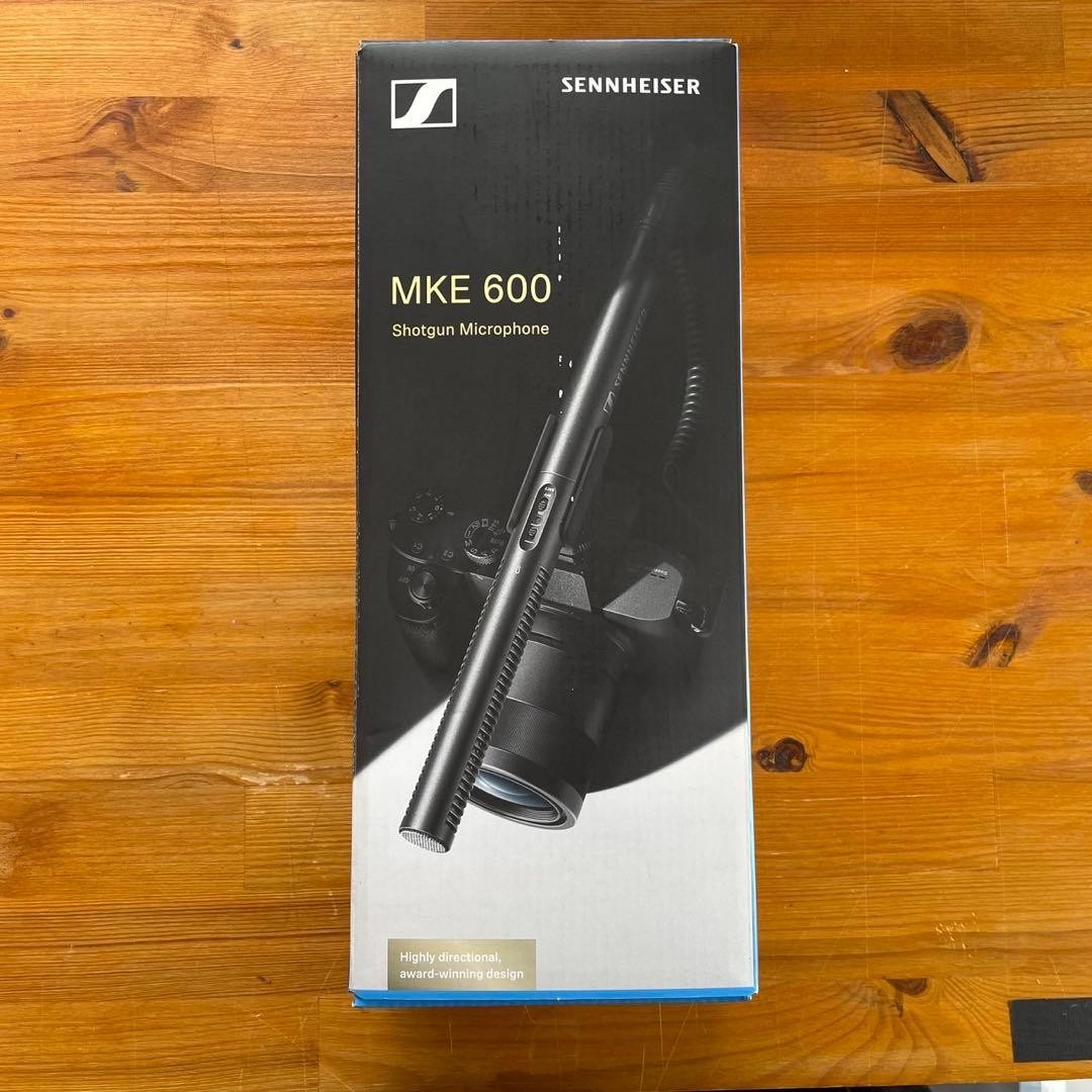 Sennheiser MKE600 MKE-600 Battery-Powered Shotgun Microphone New from Japan