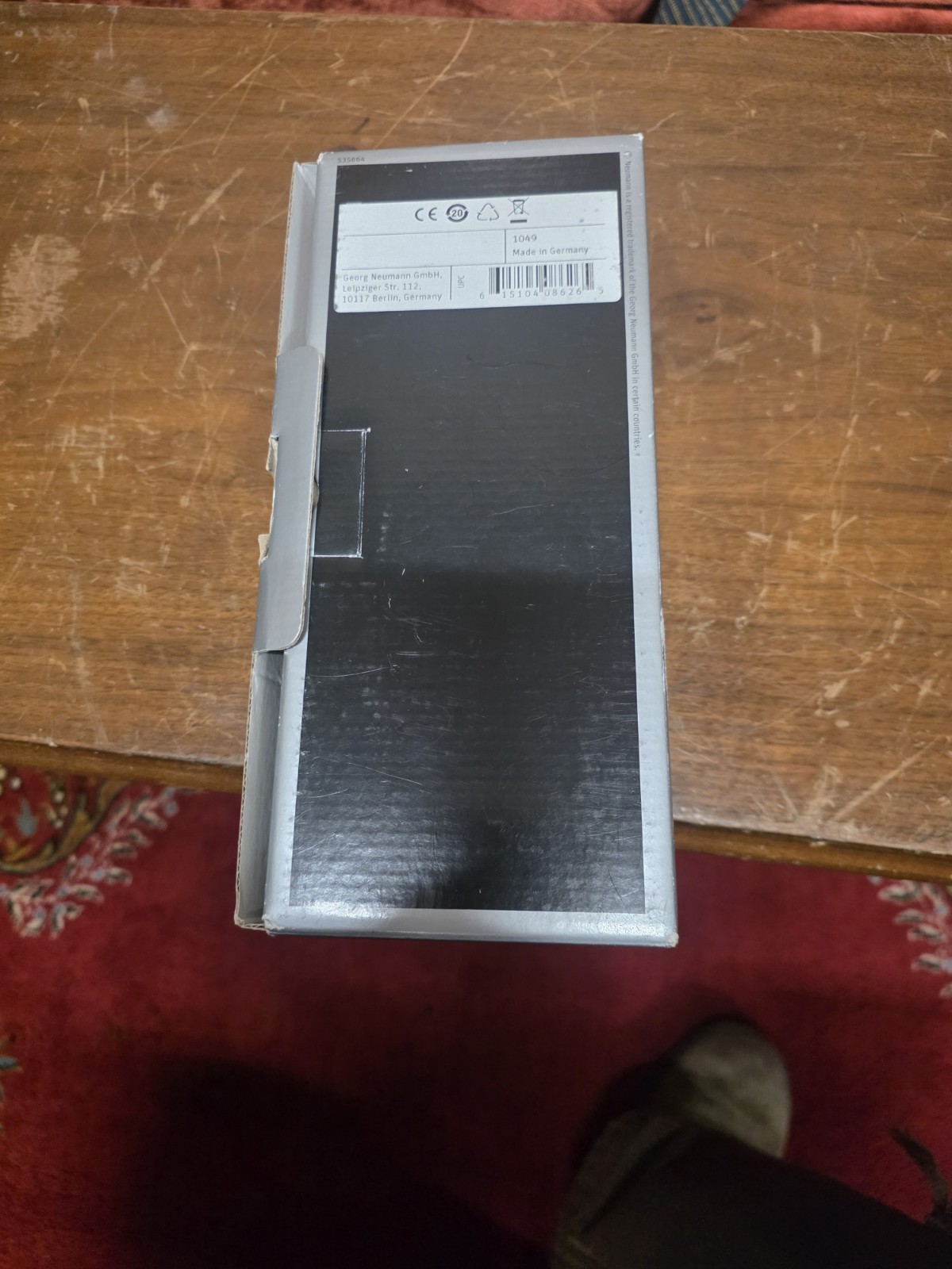 Neumann TLM 102 Empty Box