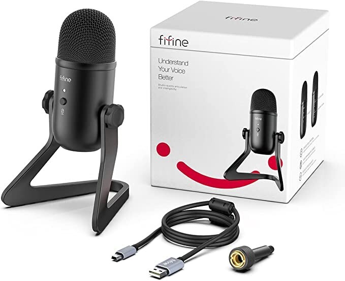 High-Quality Fifine K678 USB Microphone – Elevate Your Podcasts and Recordings!