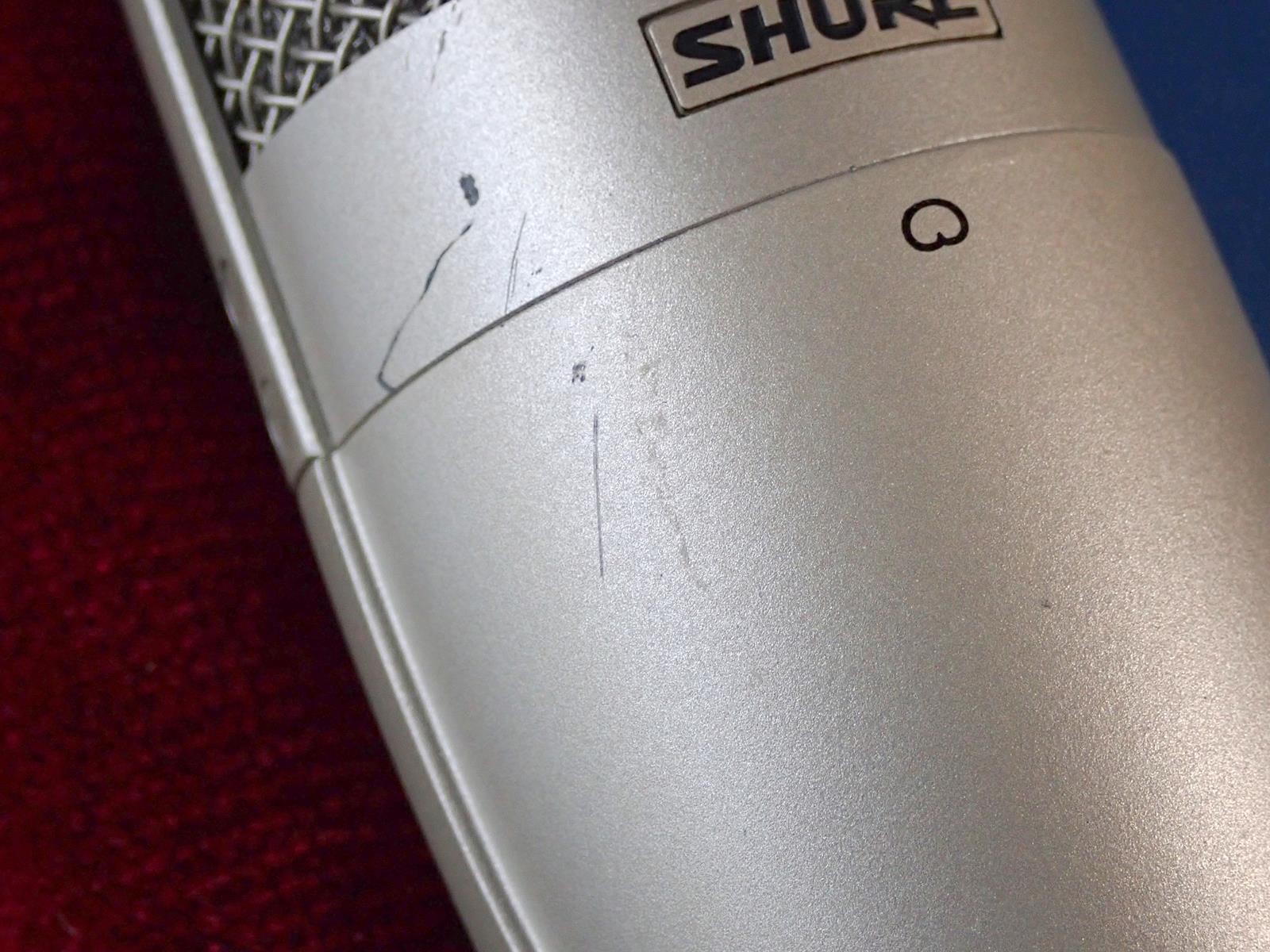 SHURE KSM27 Cardoid Microphone w/ Rubber Isolated Shock Mount ASM27 & XLR Cable