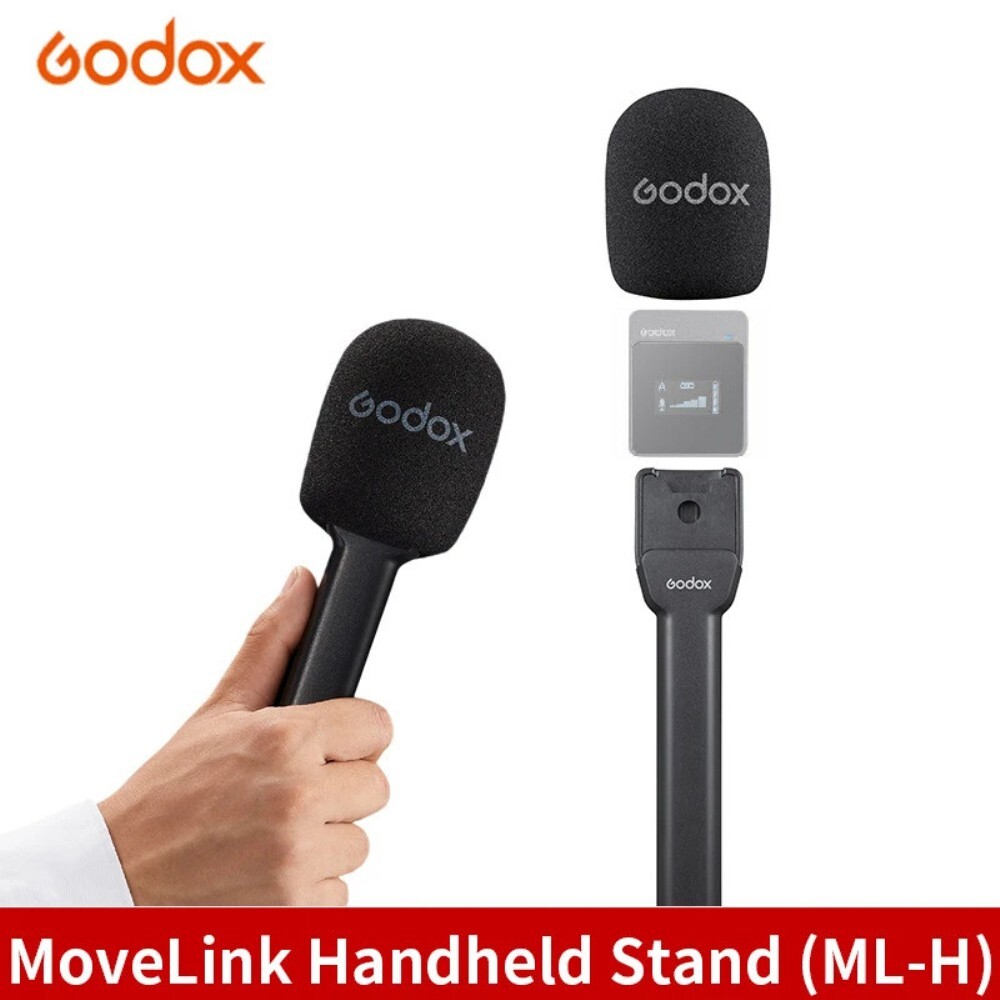 Godox ML-H Microphone Handheld Stand Handle Grip for MoveLink M1 M2 UC1 UC2