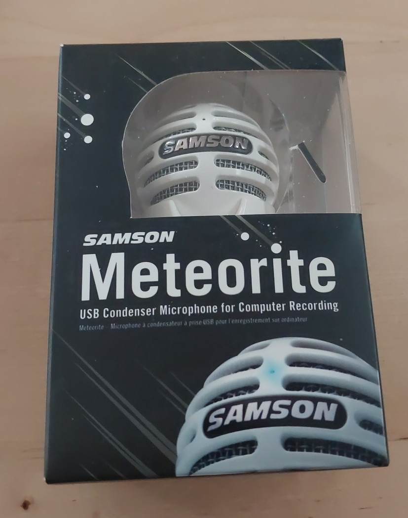 Samson Meteorite USB Condenser Microphone, White-Open Box