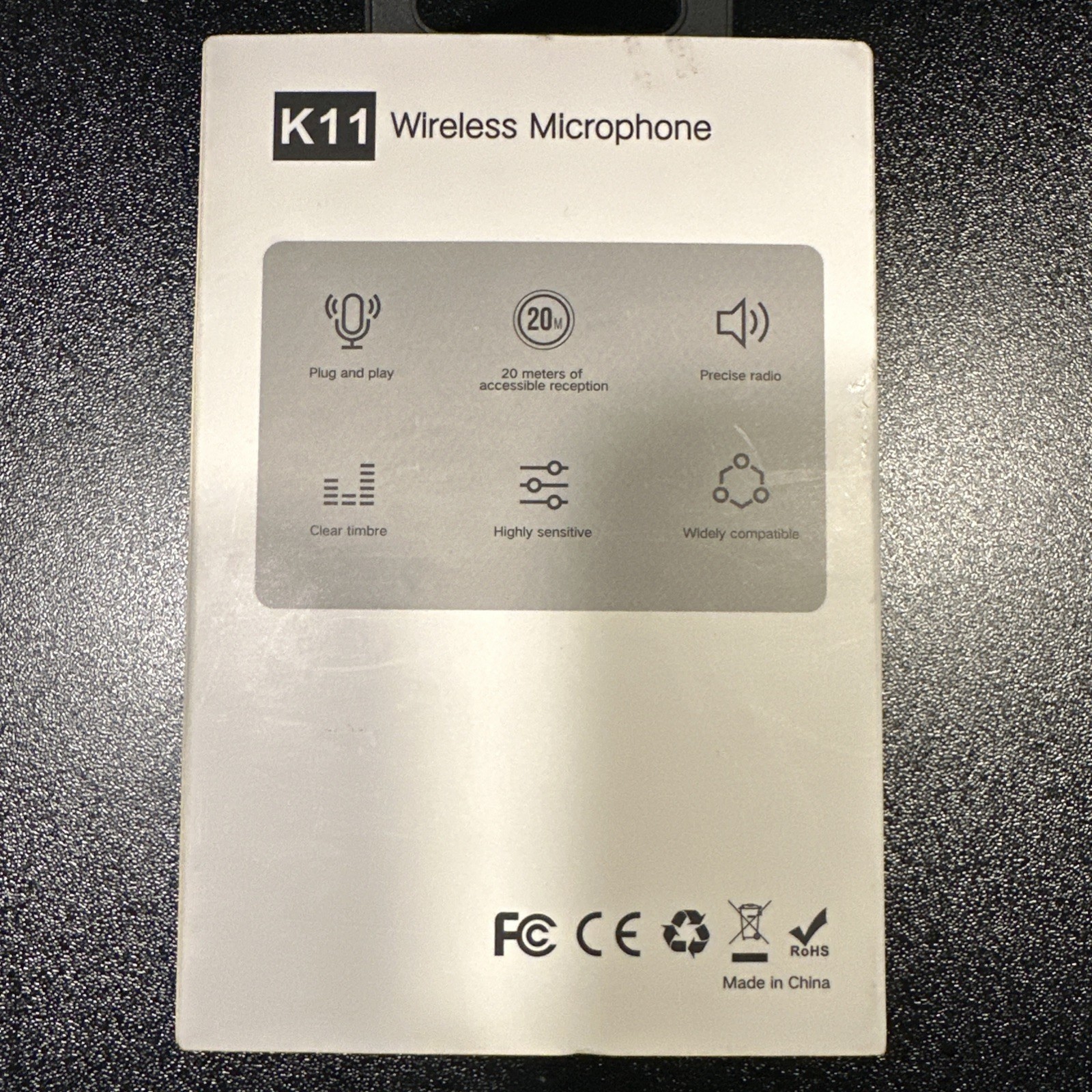 K11 Wireless Microhone USB C Dual Mic