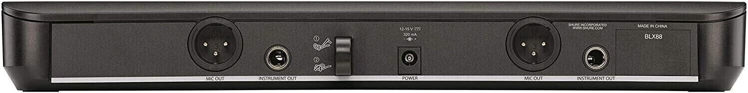 Shure BLX288/SM58 Wireless System w/2 Handheld SM58 Vocal Microphone Band H11