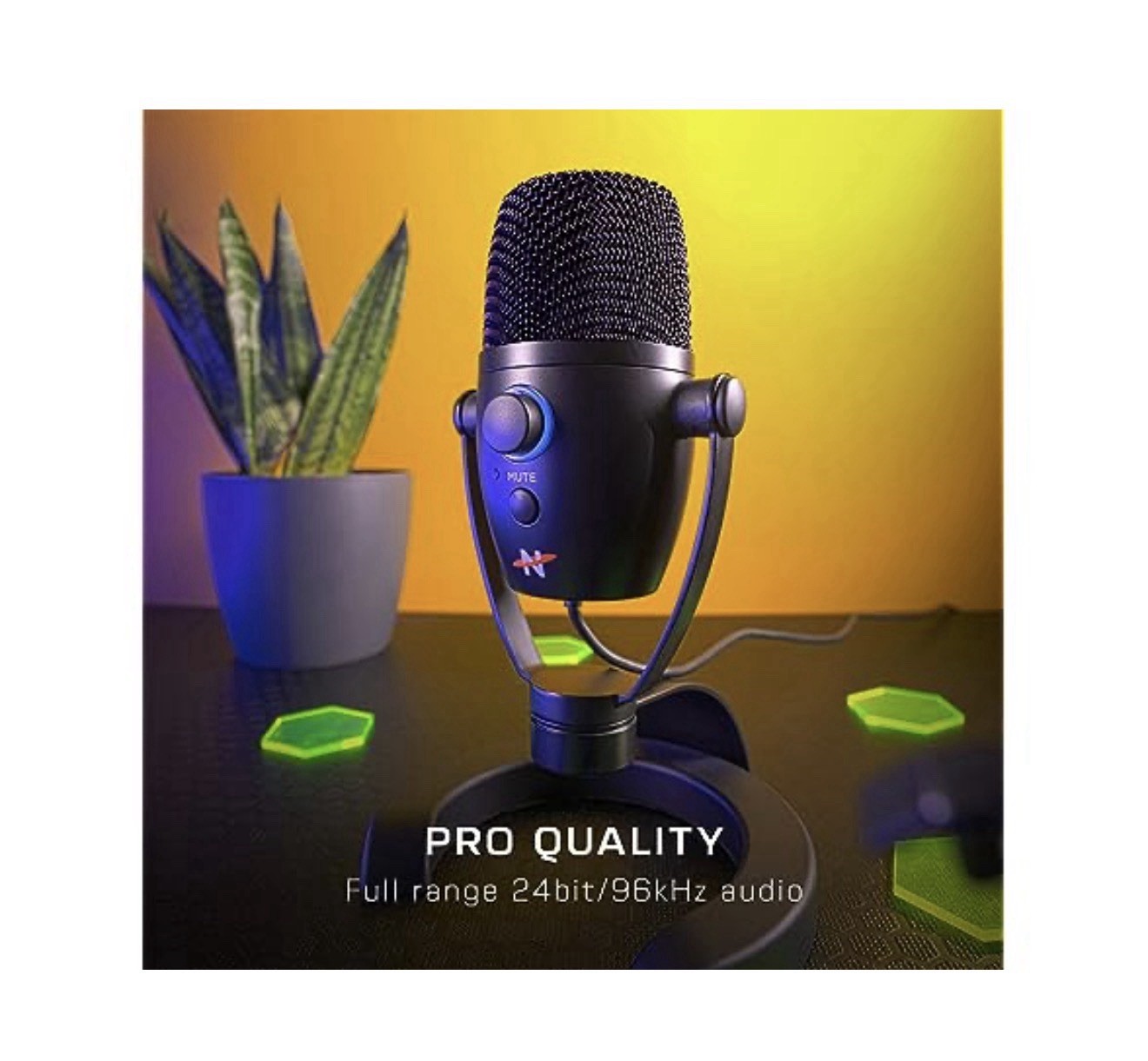 Neat Bumblebee II Professional USB Condenser Microphone with 24 bit/96 kHz-Black