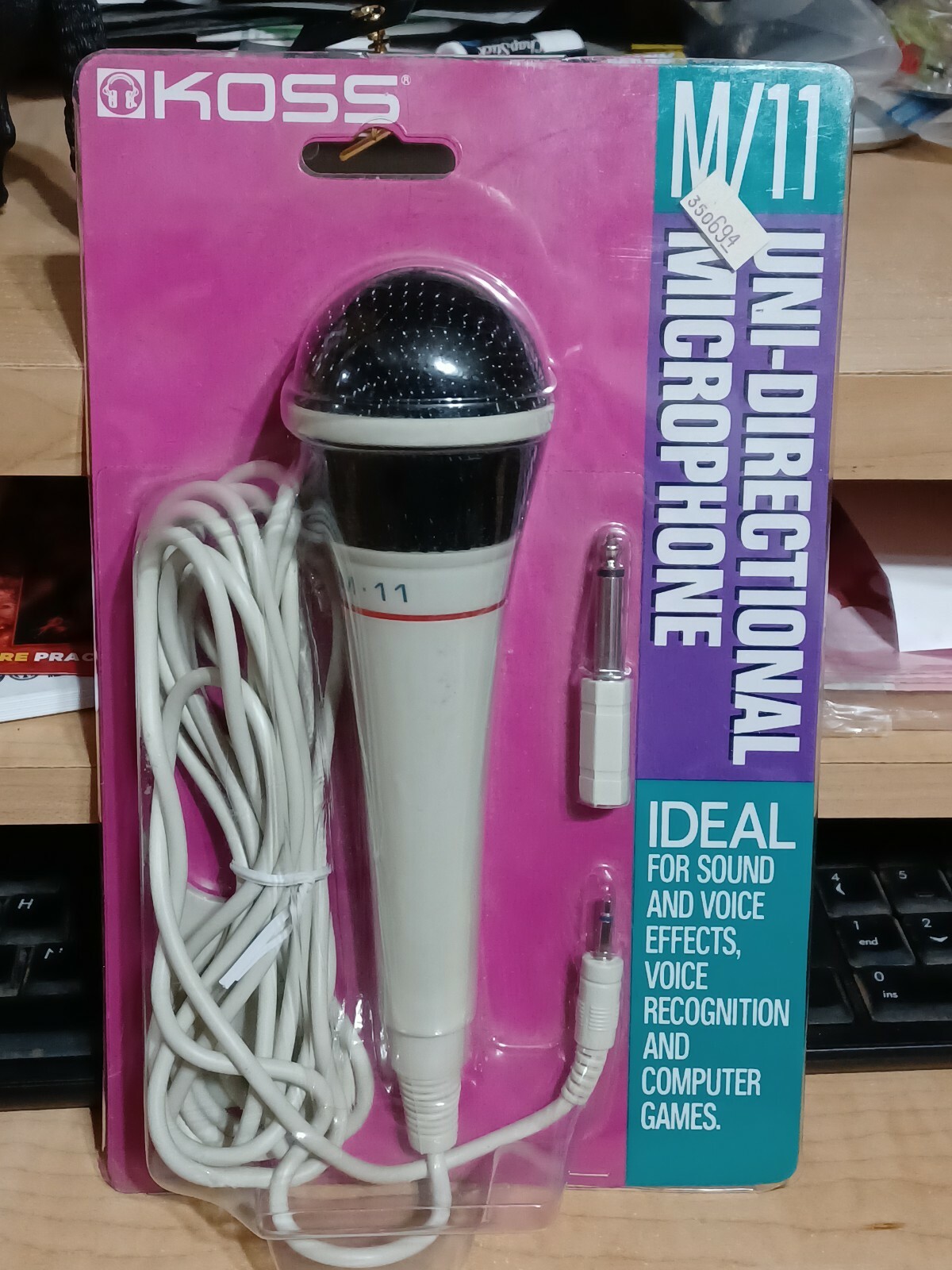 Koss M/11 M11 Dynamic Cable Unidirectional Consumer Microphone Sound & Effects