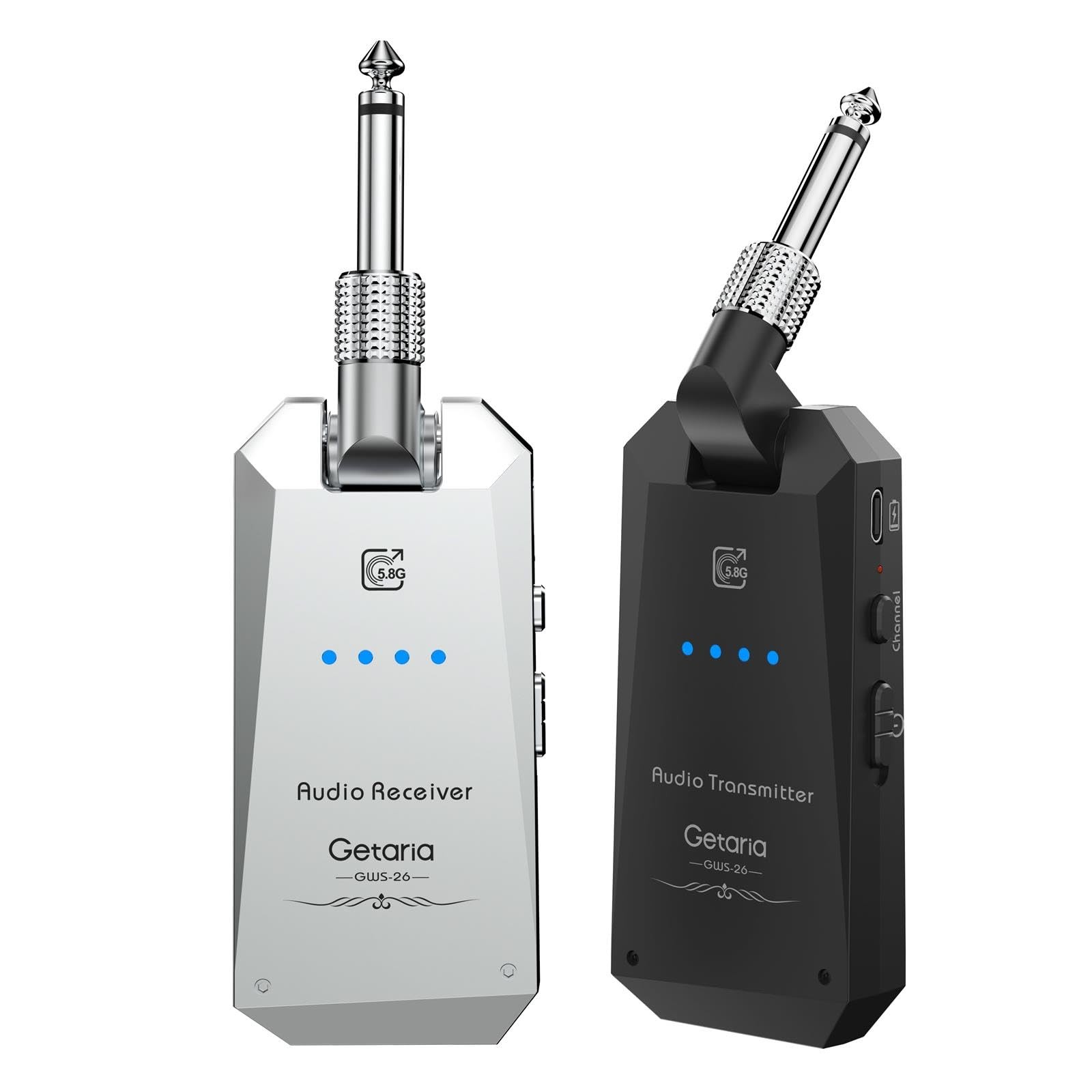 5.8Hz Guitar Wireless System Anti-Interference Instrument 4Channels Wireless …