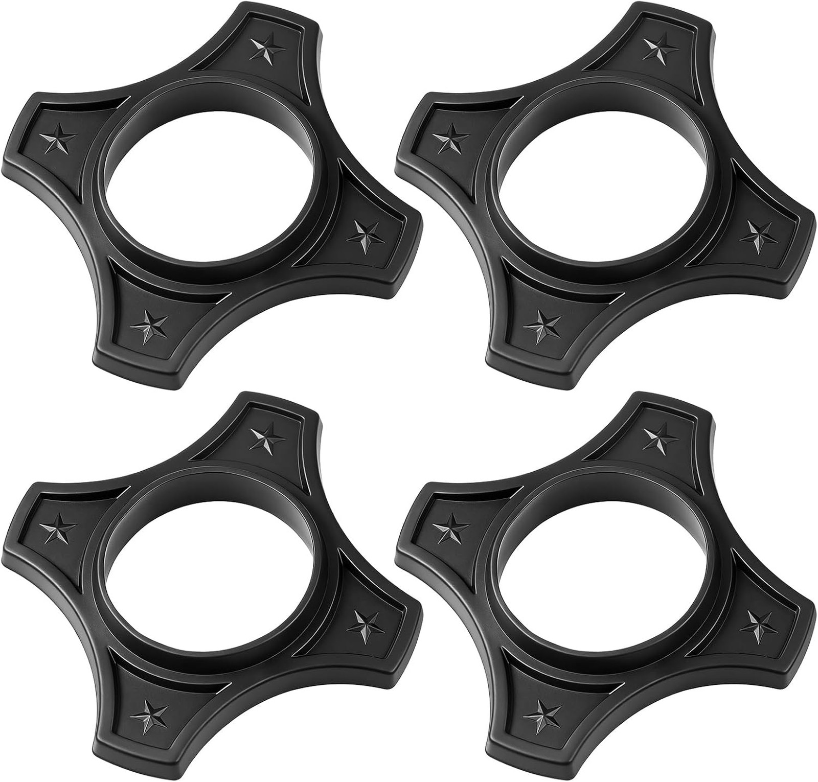 Microphone Protection Rings Set of 4 Rubber Anti-Roll Shockproof Holders for