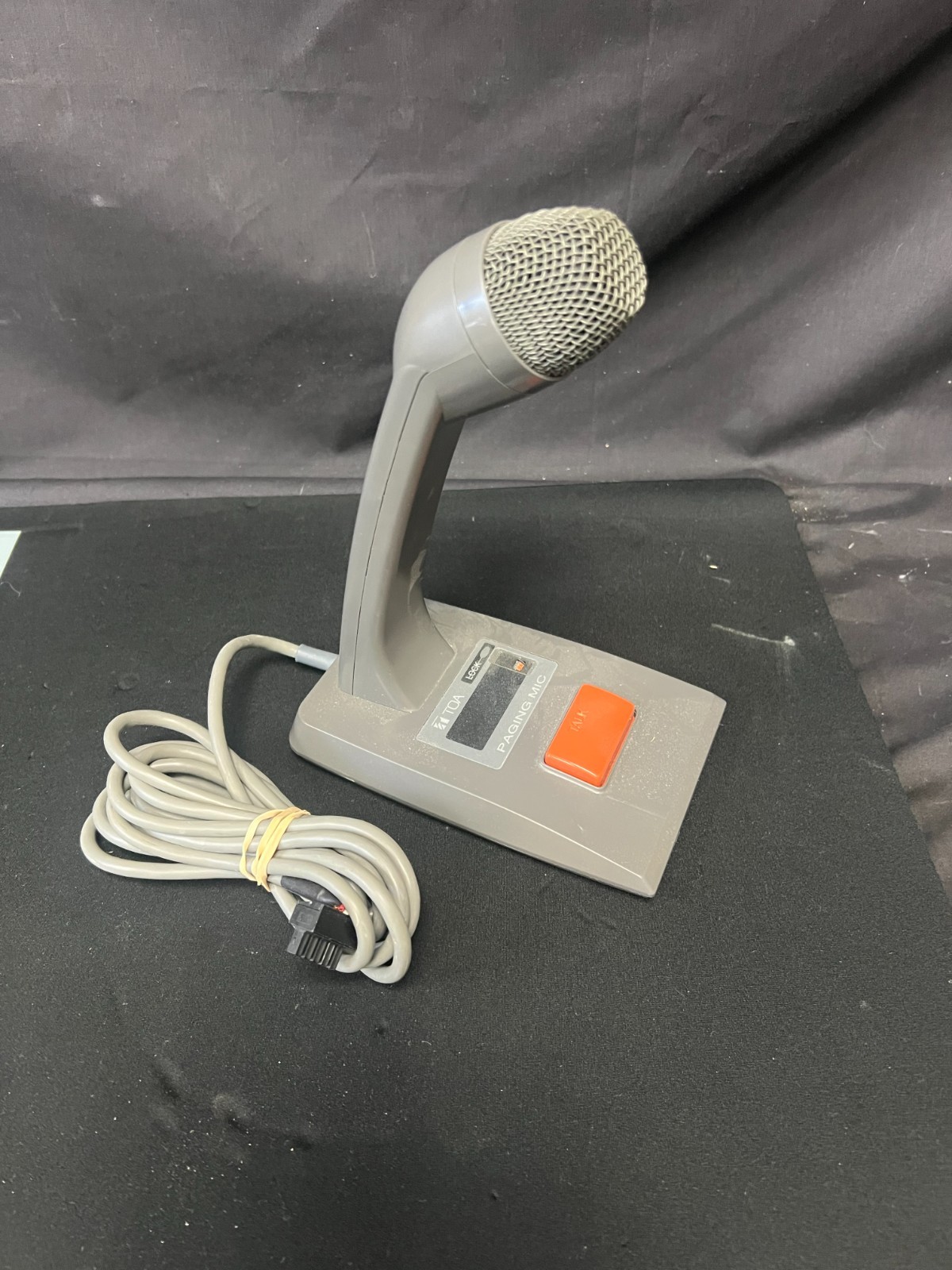 TOA Desktop Paging Mic, PM660U, Used
