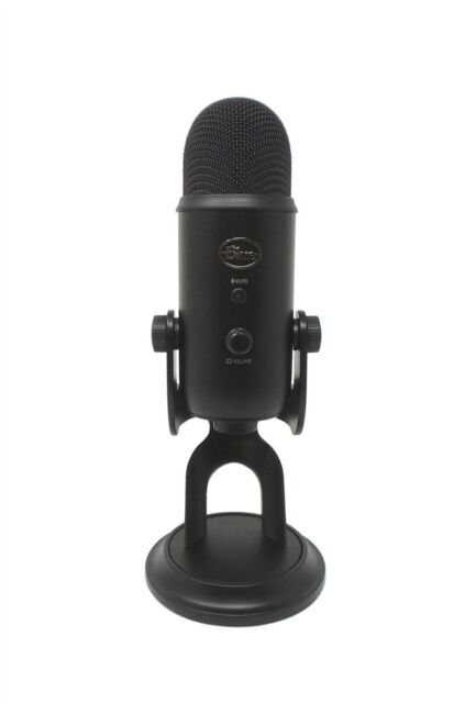 Blue Yeti Professional Multi-Pattern USB Condenser Microphone – Blackout
