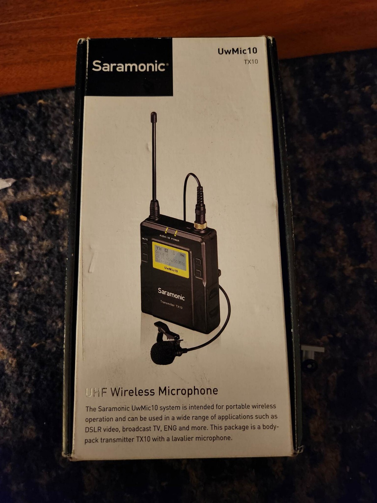 Saramonic UwMic10 RX10 TX10 HU10 UHF Wireless Lavalier MicrophoneNew