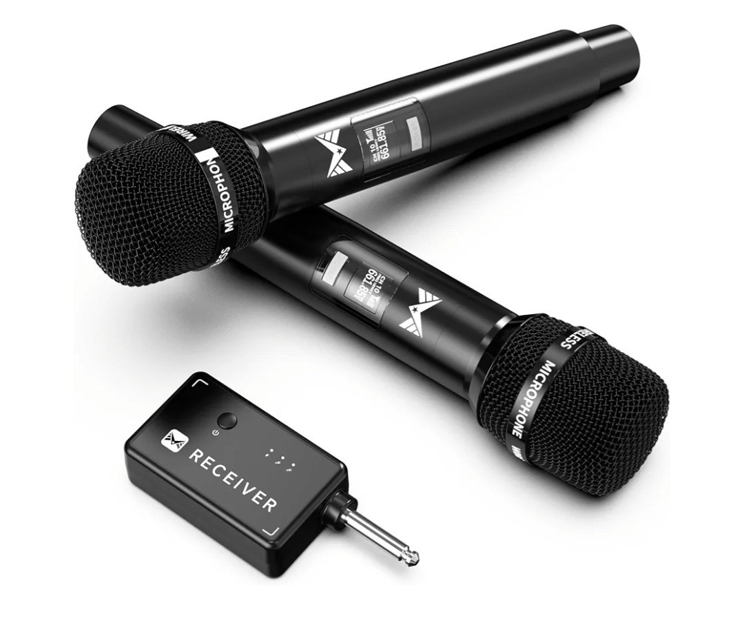 Wireless Microphones, Wireless Microphone with One-to-One Chip Connection, Less
