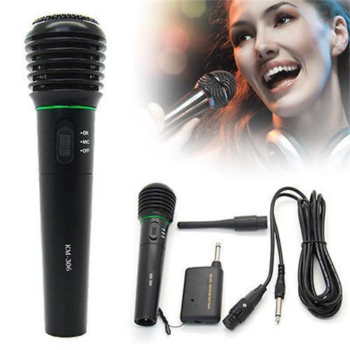 USB/6.35mm/Wired Wireless Handheld Microphone Mic Receiver System Undirectional