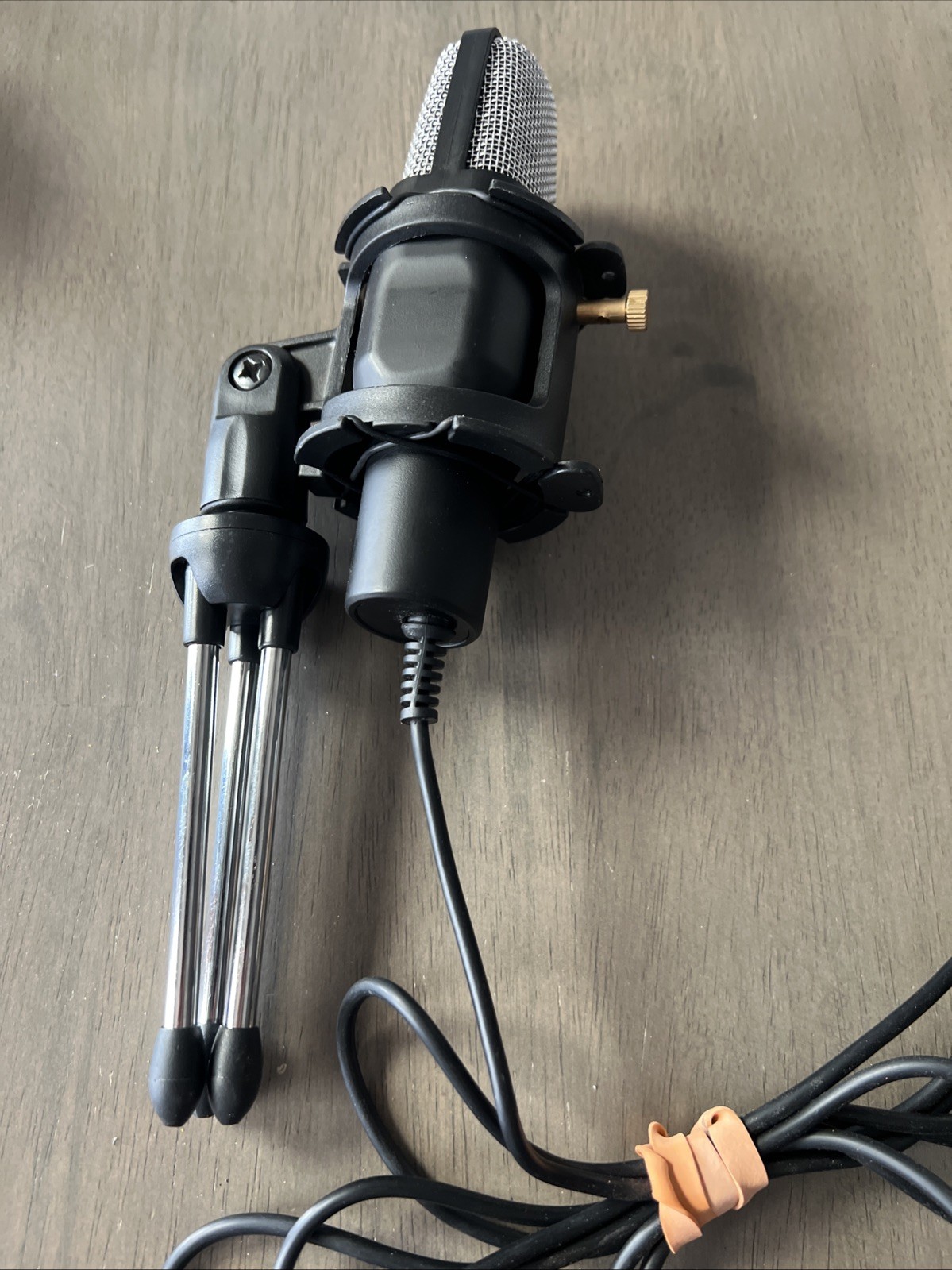 Slide Innovations Condenser Microphone Desktop Tripod Stand Wired Untested Used